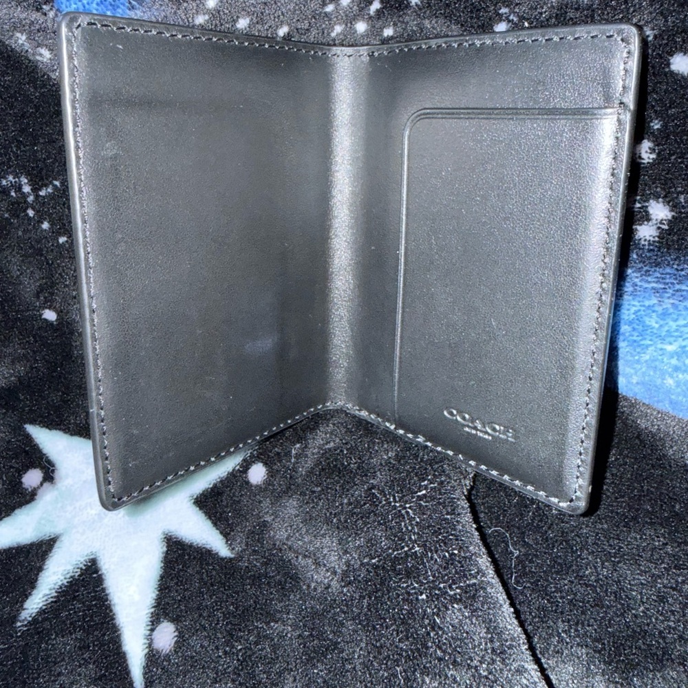 Coach Midnight Black Card Holder - Picture 3 of 3